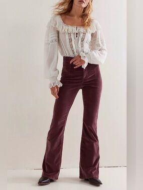 NWT Free People We The Free Jayde Cord Flare Pants 31